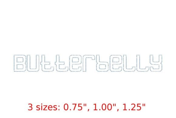 Butterbelly Bean Stitch Outline Font: A Designer’s Honest Review for Sweatshirt Embroidery