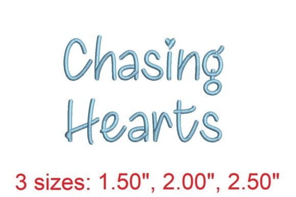 Chasing Heart Embroidery Font: A Designer’s Review for Small Business Branding