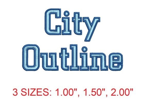 City Outline Embroidery Font: A Craft Fair Designer’s Honest Review