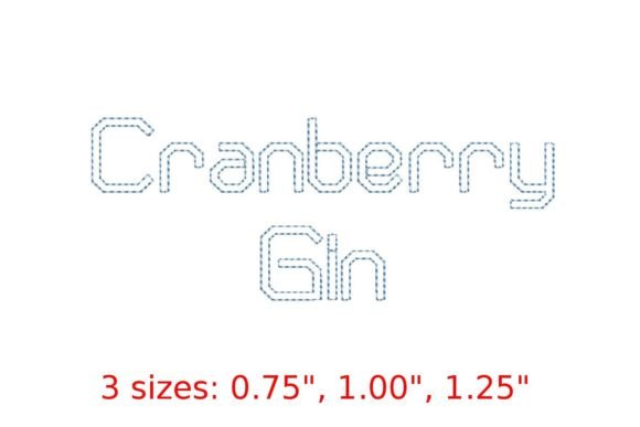 Cranberry Gin Bean Stitch Outline Font: A Seller’s Review