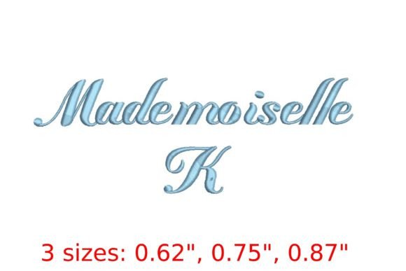 Elegance in Every Stitch: Evaluating the Mademoiselle K Embroidery Font