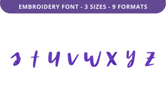 Emma Jean Font S to Z: A Seller’s Review for Etsy & Small Shop Embroidery