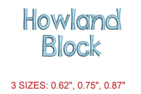 Howland Block Font: A Designer’s Real-World Embroidery Review