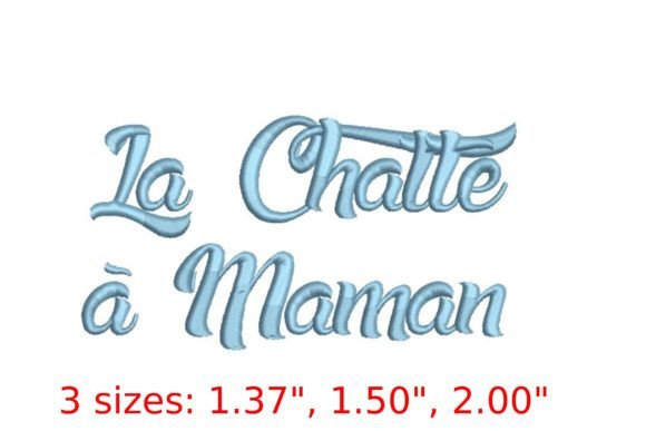 La Chatte a Maman Font: A Designer’s Review for Seasonal Embroidery