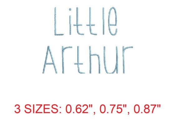 Little Arthur Font: A Designer’s Honest Review for Real Embroidery Projects