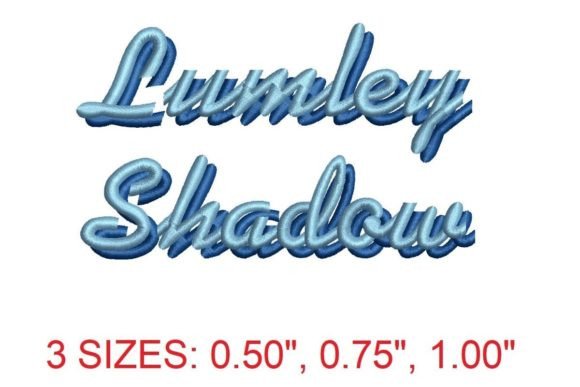 Lumley Shadow Font: A Seasonal Embroidery Designer’s Review
