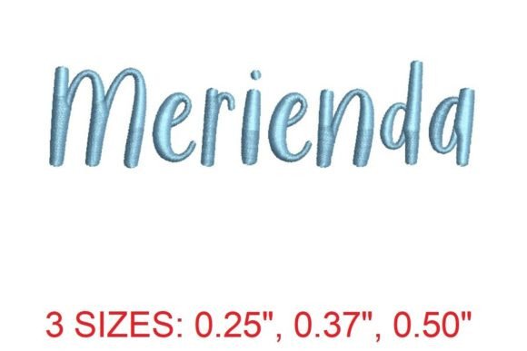 Merienda Embroidery Font: A Charming Choice for Personalized Gifts