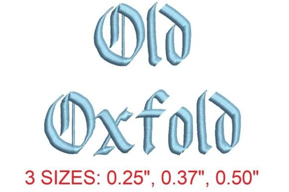 Old Oxford Embroidery Font: A Designer’s Review for Boutique Sweatshirt Branding