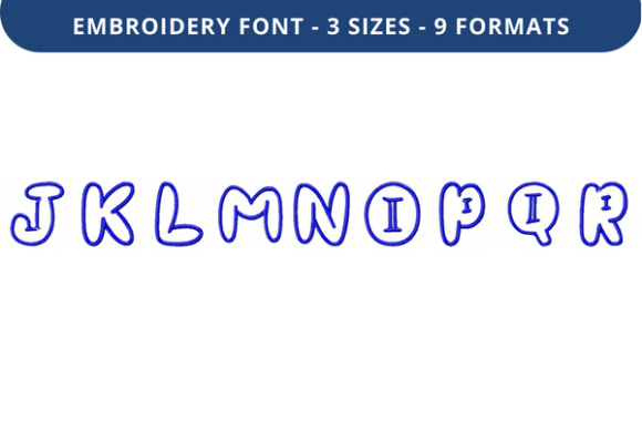 Pop That Bubble Font J to R: A Seasonal Embroidery Designer’s Review