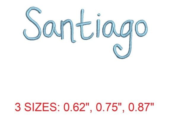 Santiago Embroidery Font: Elegance Meets Versatility