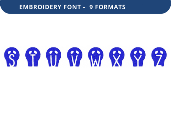 Skulls and Kitties Font: A Seasonal Embroidery Gem