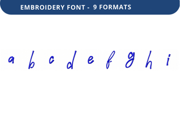 Victorina Font Lowercase a to I: A Designer’s Review for Seasonal Embroidery